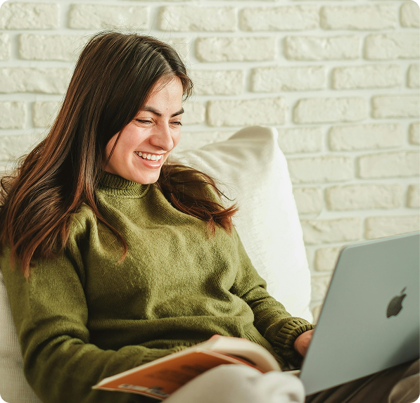 Professional using Servvis on a laptop